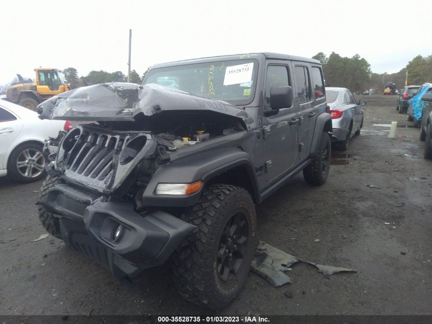2020 JEEP WRANGLER UNLIMITED WILLYS VIN: 1C4HJXDN1LW158864