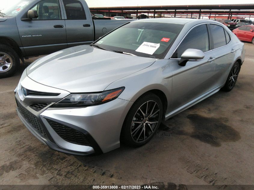 2022 TOYOTA CAMRY HYBRID VIN: 4T1G31AK0NU583404