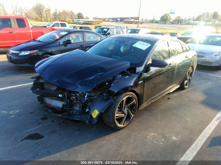 2022 HYUNDAI ELANTRA N LINE VIN: KMHLR4AF4NU303789