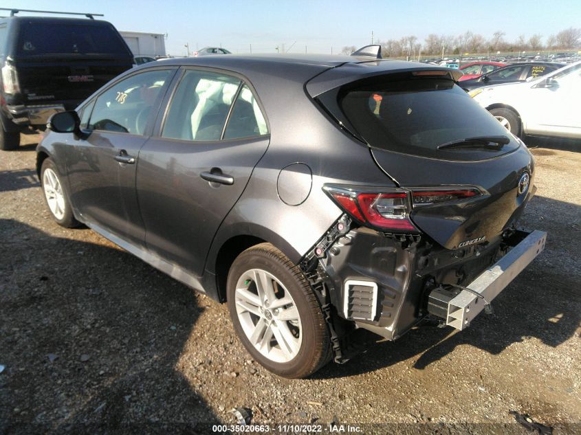 2022 TOYOTA COROLLA HATCHBACK SE VIN: JTND4MBE4N3161667