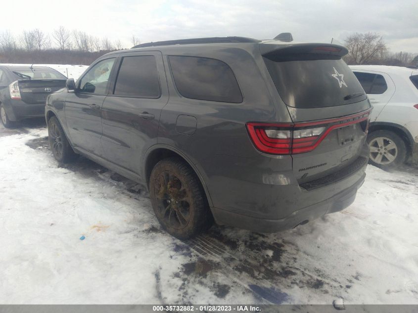 2022 DODGE DURANGO GT PLUS VIN: 1C4RDJDG1NC135602