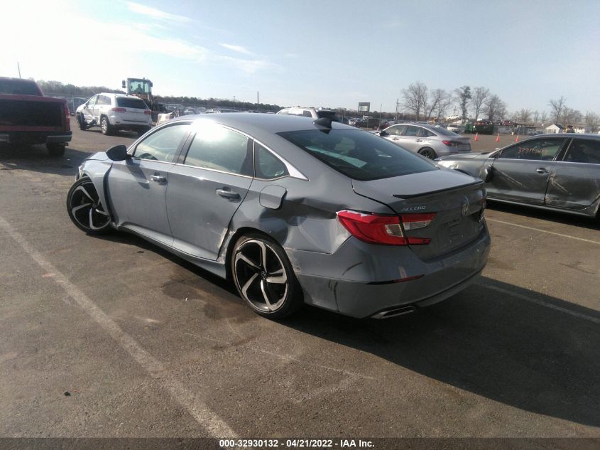 2021 HONDA ACCORD SEDAN SPORT VIN: 1HGCV1F30MA111106