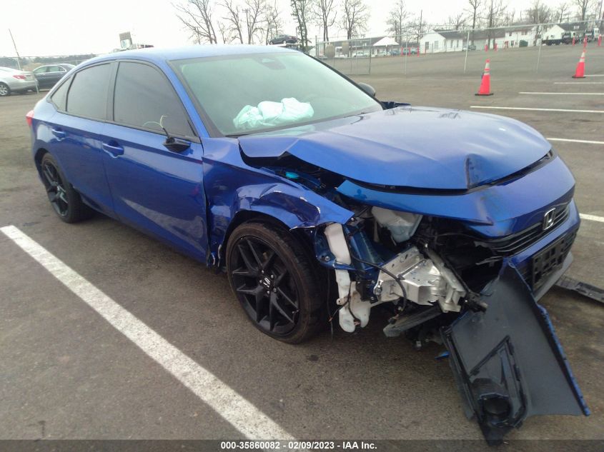 2022 HONDA CIVIC SEDAN SPORT VIN: 2HGFE2F59NH516419
