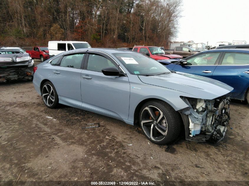 2022 HONDA ACCORD HYBRID SPORT VIN: 1HGCV3F2XNA016735