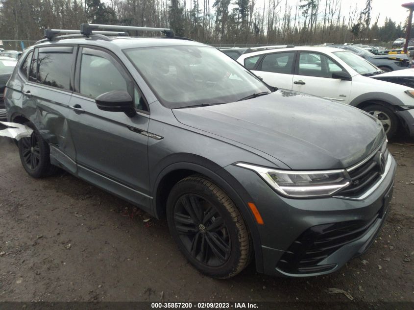 2022 VOLKSWAGEN TIGUAN SE R-LINE BLACK VIN: 3VV8B7AX4NM095167