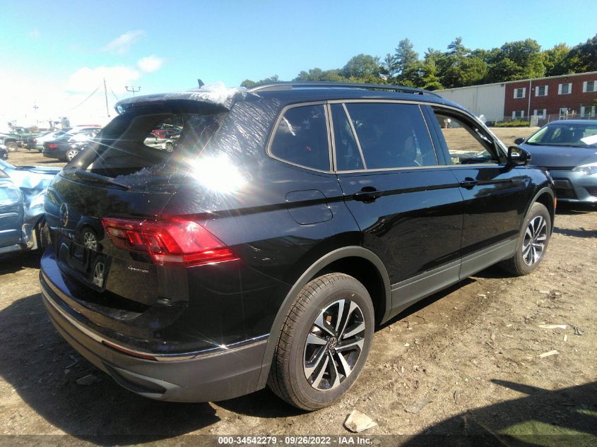 2022 VOLKSWAGEN TIGUAN S VIN: 3VV0B7AX3NM046071