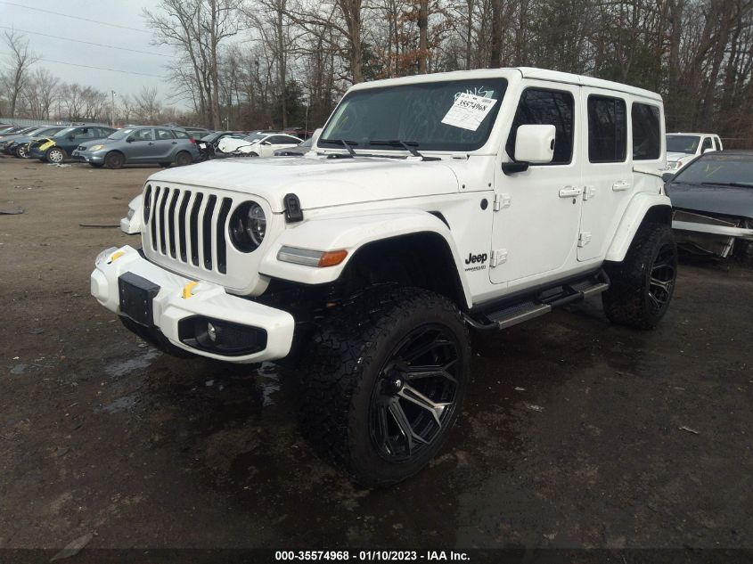 2021 JEEP WRANGLER UNLIMITED SAHARA HIGH VIN: 1C4HJXEG8MW760372