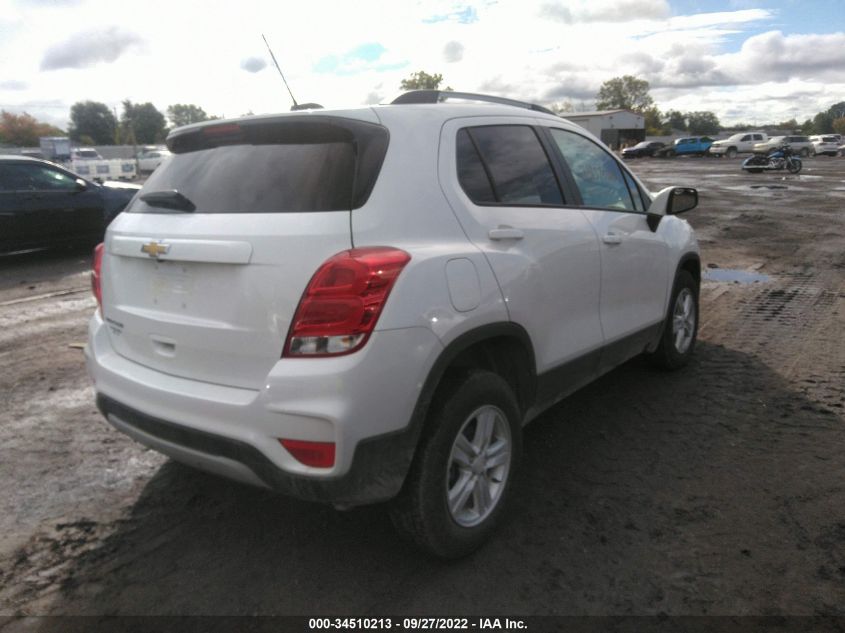 2022 CHEVROLET TRAX LT VIN: KL7CJPSM4NB532671