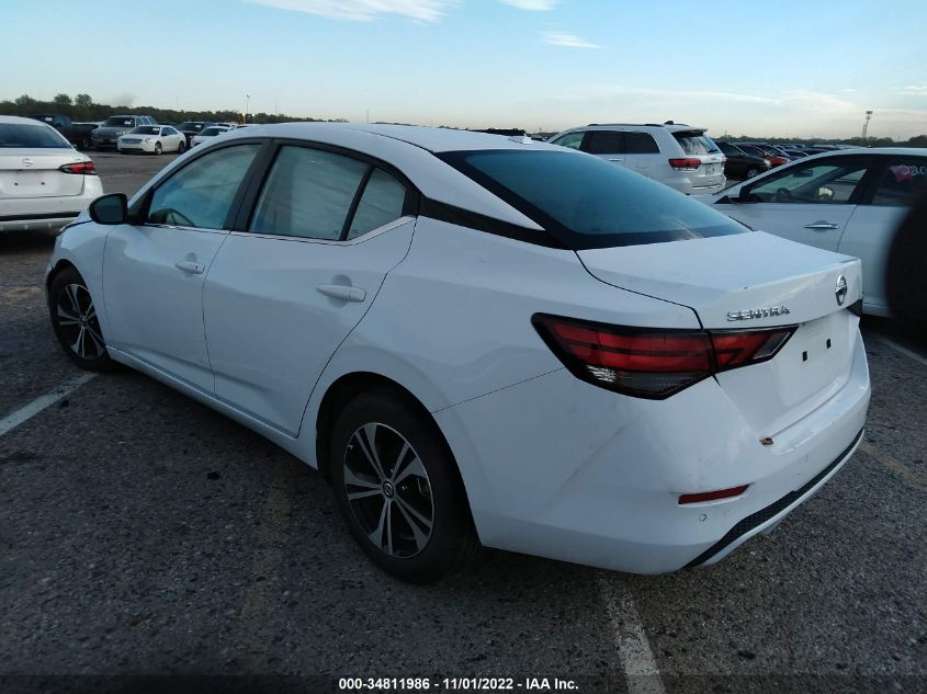 2021 NISSAN SENTRA SV VIN: 3N1AB8CV1MY224705