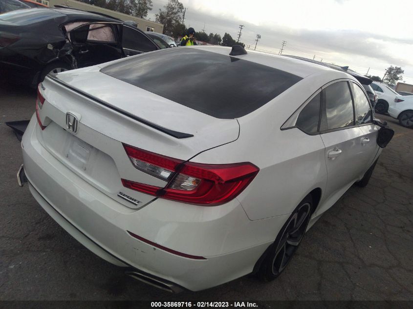 2022 HONDA ACCORD SEDAN SPORT SE VIN: 1HGCV1F48NA027111