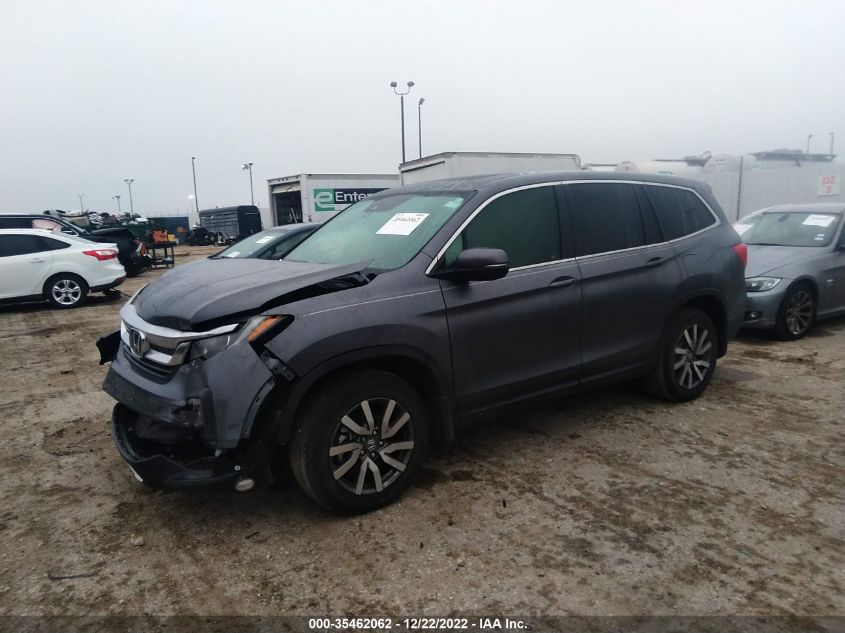 2021 HONDA PILOT EX-L VIN: 5FNYF5H59MB030930
