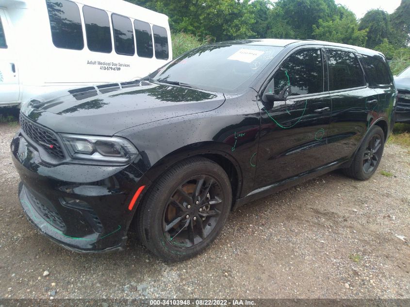 2021 DODGE DURANGO GT VIN: 1C4RDHDG6MC718139