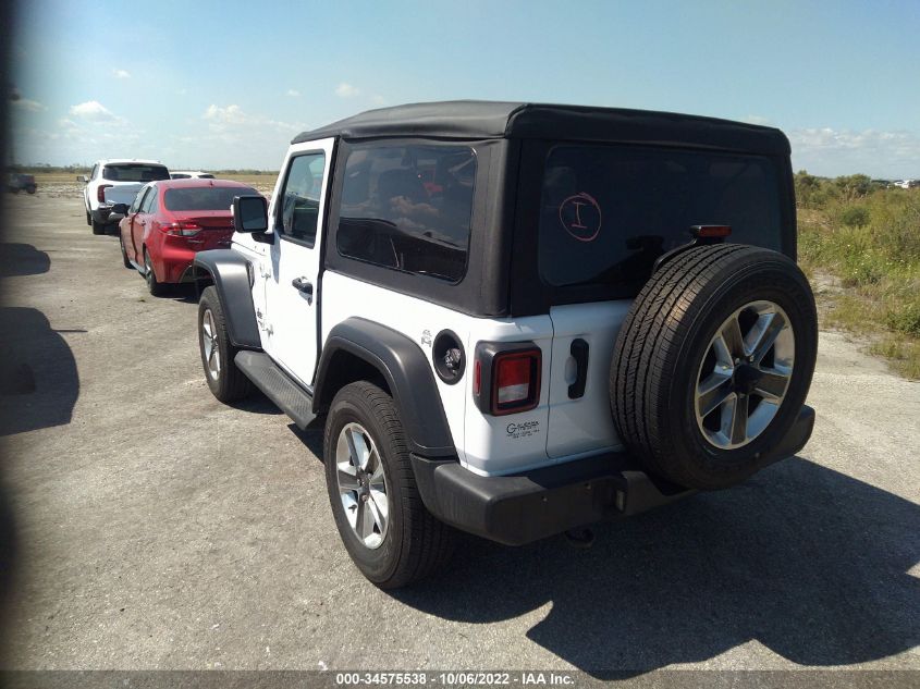 2021 JEEP WRANGLER SPORT S VIN: 1C4GJXAN1MW627162