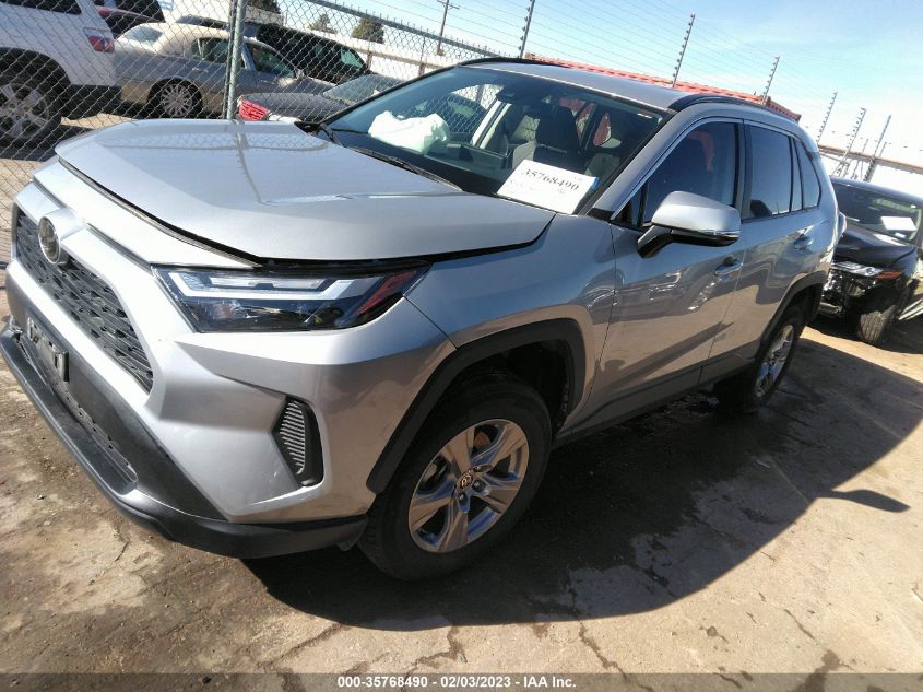 2022 TOYOTA RAV4 XLE VIN: 2T3W1RFV2NW186433
