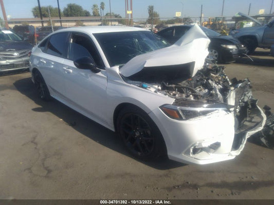 2022 HONDA CIVIC SEDAN SPORT VIN: 2HGFE2F57NH562377