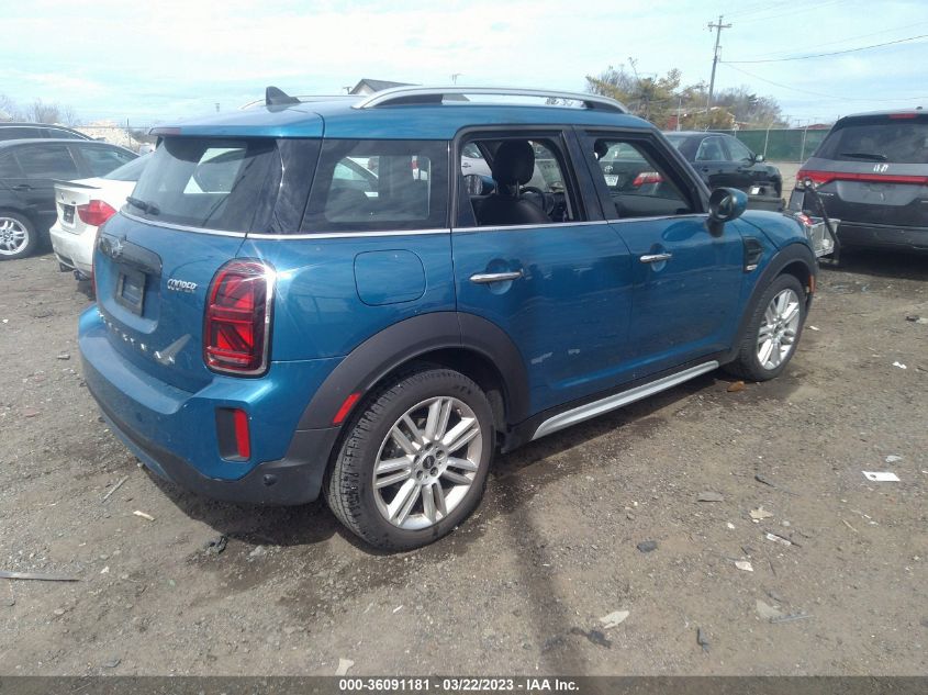 2022 MINI COUNTRYMAN COOPER VIN: WMZ23BR03N3N61989