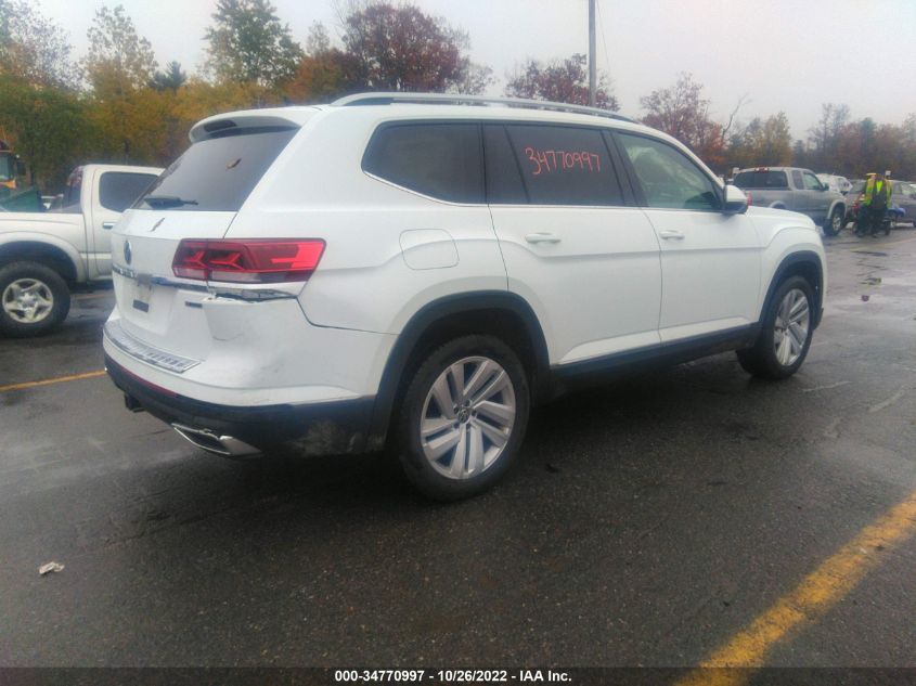2021 VOLKSWAGEN ATLAS 3.6L V6 SEL VIN: 1V2BR2CA2MC594883