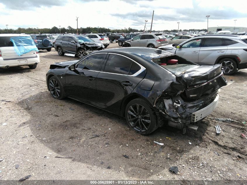 2021 LEXUS IS IS 350 F SPORT VIN: JTHGZ1E28M5021920