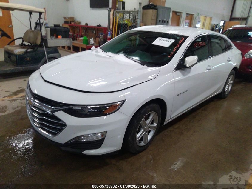2021 CHEVROLET MALIBU LS VIN: 1G1ZB5ST3MF040218