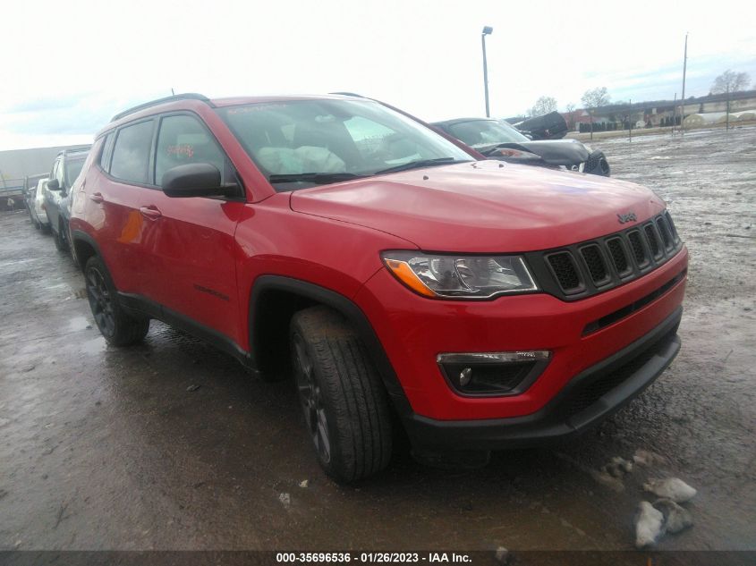 2021 JEEP COMPASS 80TH ANNIVERSARY VIN: 3C4NJDEB5MT548329