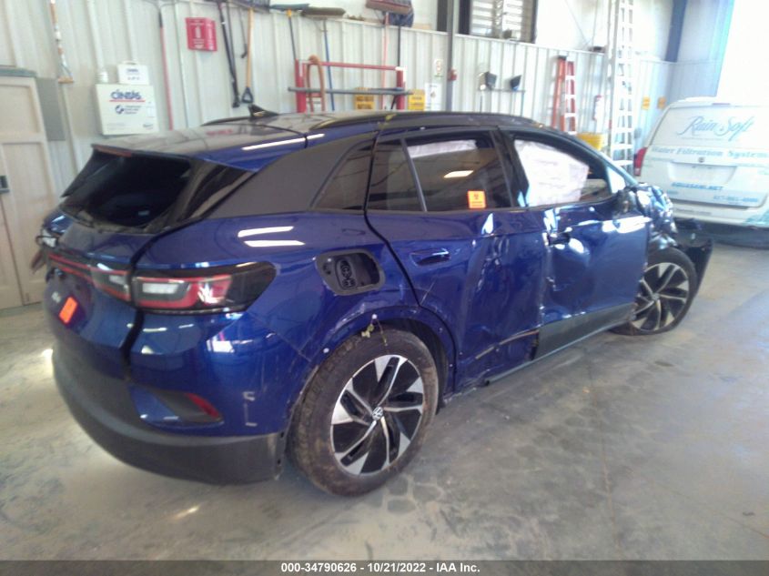 2021 VOLKSWAGEN ID.4 PRO S VIN: WVGGNPE25MP065938