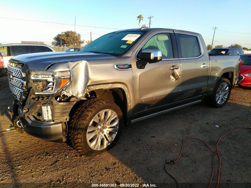 2021 GMC SIERRA 1500 DENALI VIN: 3GTU9FEL6MG166473