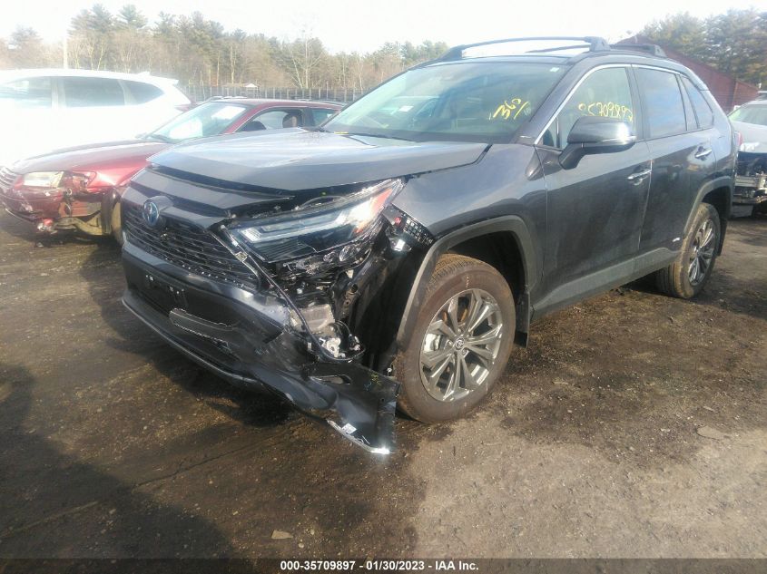 2022 TOYOTA RAV4 HYBRID LIMITED VIN: 4T3D6RFV1NU088874