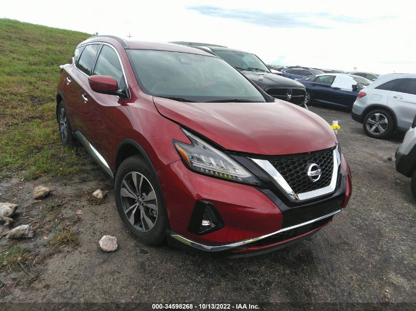 2021 NISSAN MURANO SV VIN: 5N1AZ2BJ2MC117400