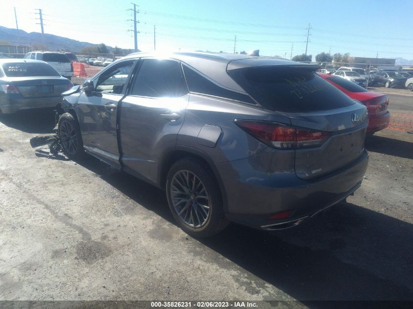 2021 LEXUS RX RX 350 F SPORT HANDLING VIN: 2T2YZMDA4MC278409