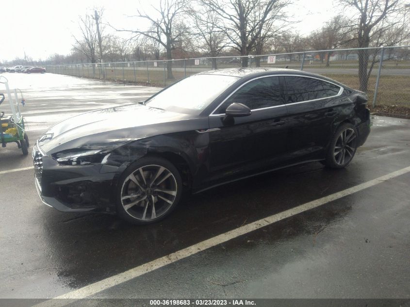 2022 AUDI S5 SPORTBACK PREMIUM VIN: WAUA4CF52NA032461