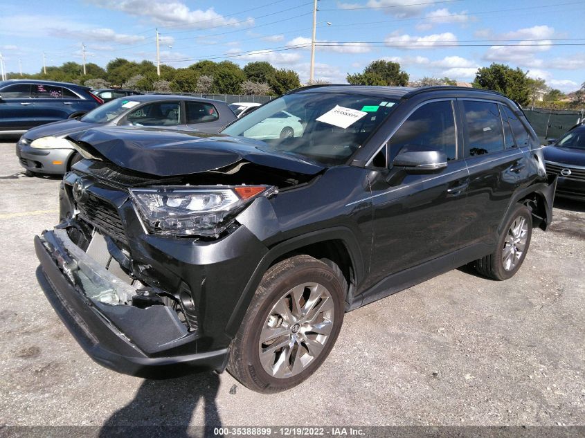 2021 TOYOTA RAV4 XLE PREMIUM VIN: 2T3C1RFV6MC095958