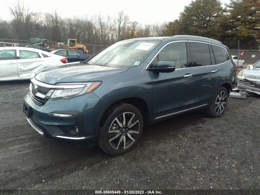 2021 HONDA PILOT TOURING 8-PASSENGER VIN: 5FNYF6H93MB033329