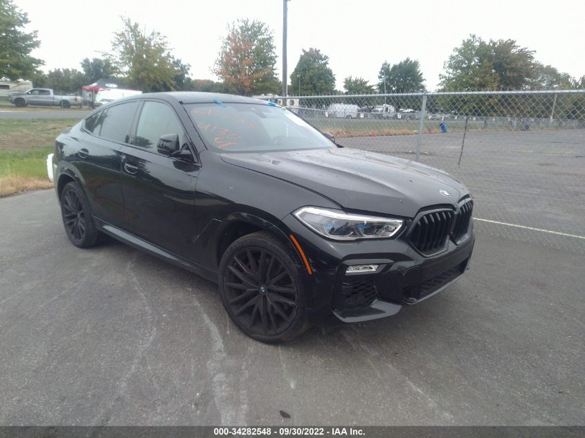 2021 BMW X6 M50I VIN: 5UXCY8C04M9E08150