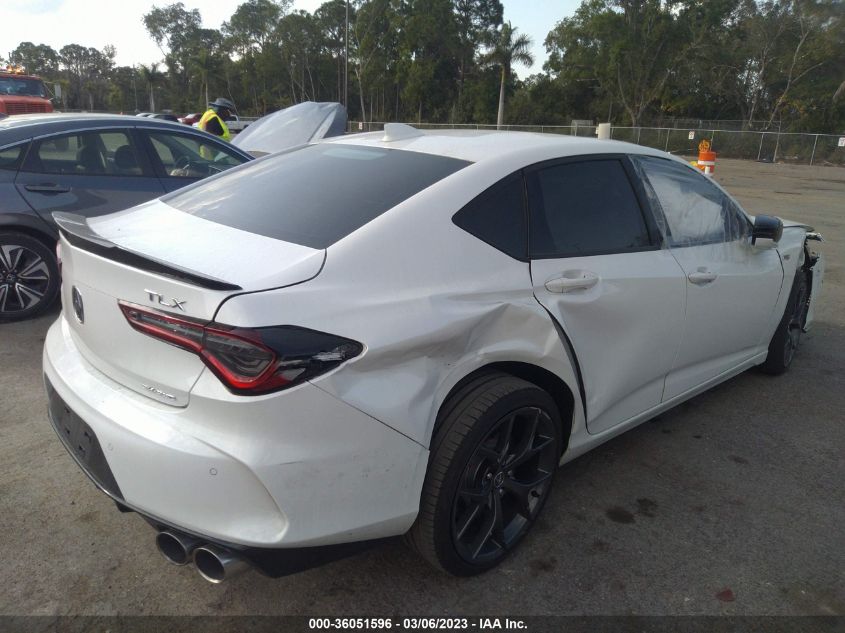 2022 ACURA TLX TYPE S W/PERFORMANCE TIRE VIN: 19UUB7F93NA001267