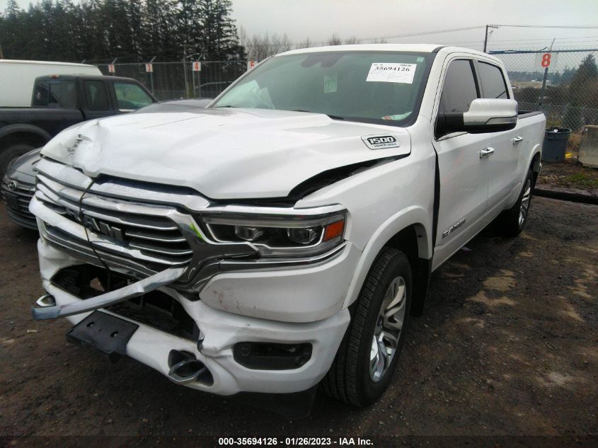 2021 RAM 1500 LONGHORN VIN: 1C6SRFKT3MN528673
