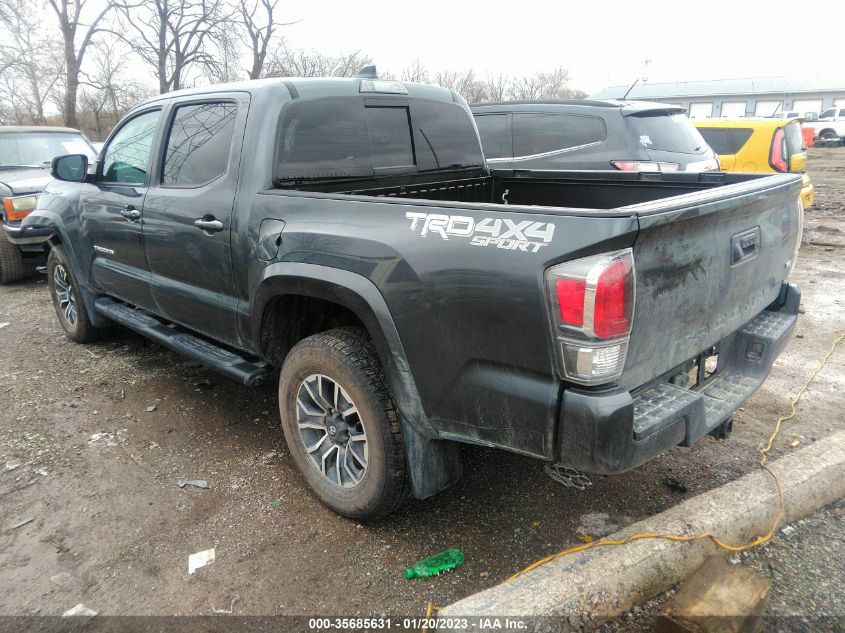 2022 TOYOTA TACOMA 4WD SR/SR5/TRD SPORT VIN: 3TMCZ5AN4NM513492