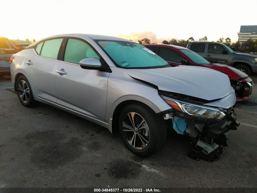 2022 NISSAN SENTRA SV VIN: 3N1AB8CV9NY295541