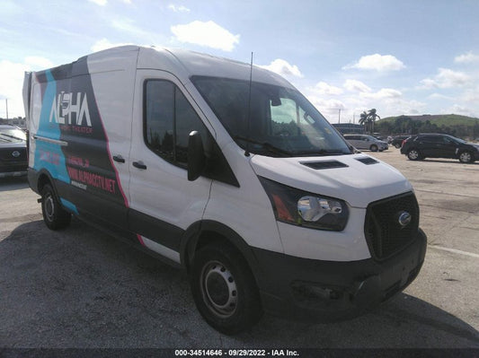 2022 FORD TRANSIT CARGO VAN VIN: 1FTBR1C88NKA32843