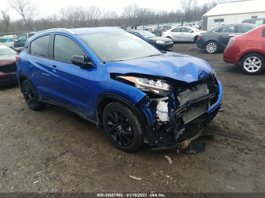 2022 HONDA HR-V SPORT VIN: 3CZRU6H11NM725214