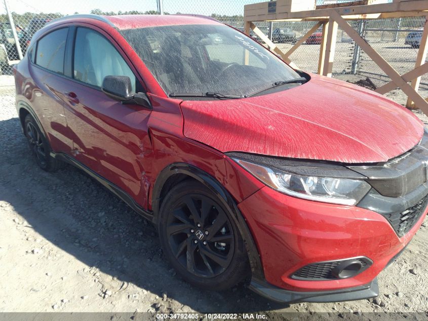 2022 HONDA HR-V SPORT VIN: 3CZRU5H11NM720315