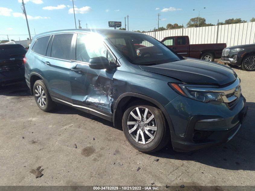 2021 HONDA PILOT EX-L VIN: 5FNYF5H50MB026006