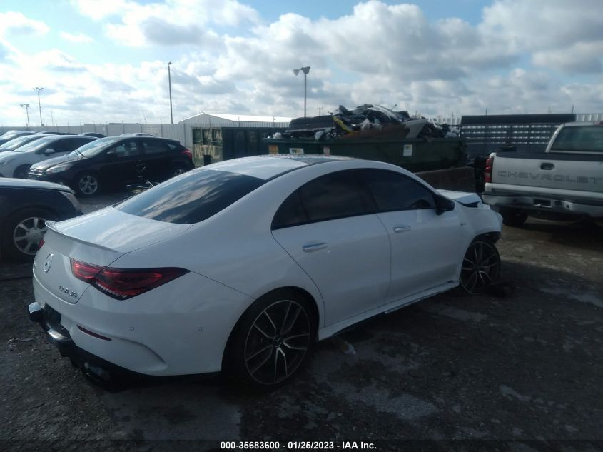 2022 MERCEDES-BENZ CLA AMG CLA 35 VIN: W1K5J5BB2NN287775