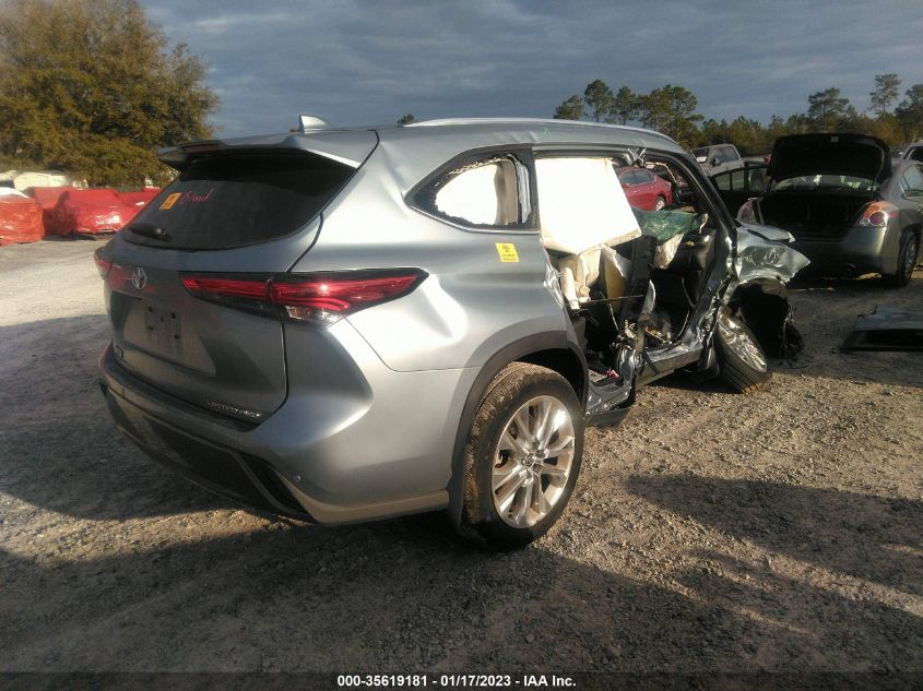 2021 TOYOTA HIGHLANDER LIMITED/PLATINUM VIN: 5TDDZRBH3MS125401