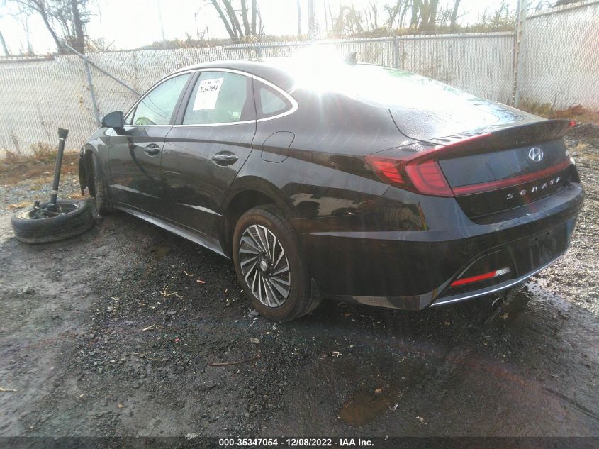 2021 HYUNDAI SONATA HYBRID LIMITED VIN: KMHL54JJ7MA021257