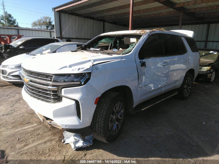2021 CHEVROLET TAHOE LT VIN: 1GNSCNKD5MR124433