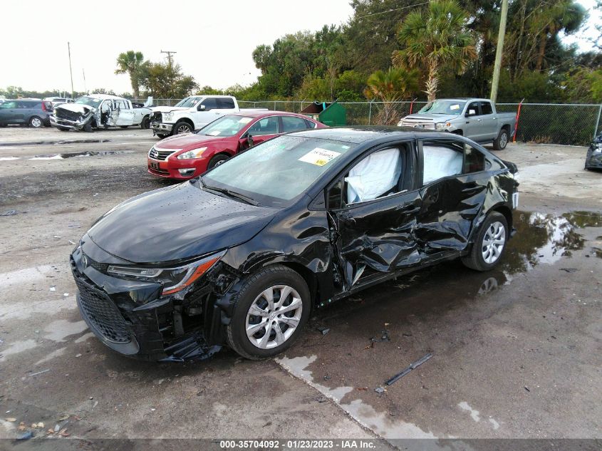 2022 TOYOTA COROLLA LE VIN: JTDEPMAE1NJ219165