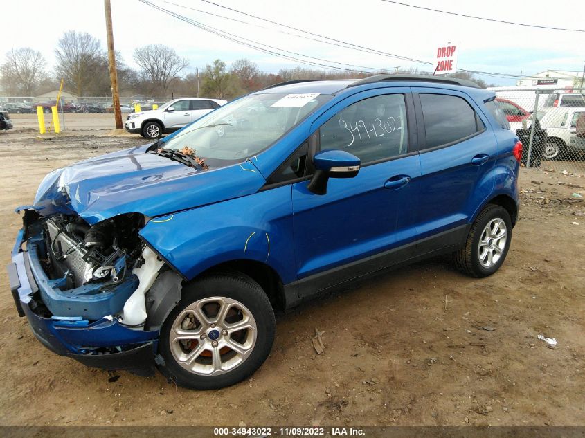 2020 FORD ECOSPORT SE VIN: MAJ6S3GL5LC367216