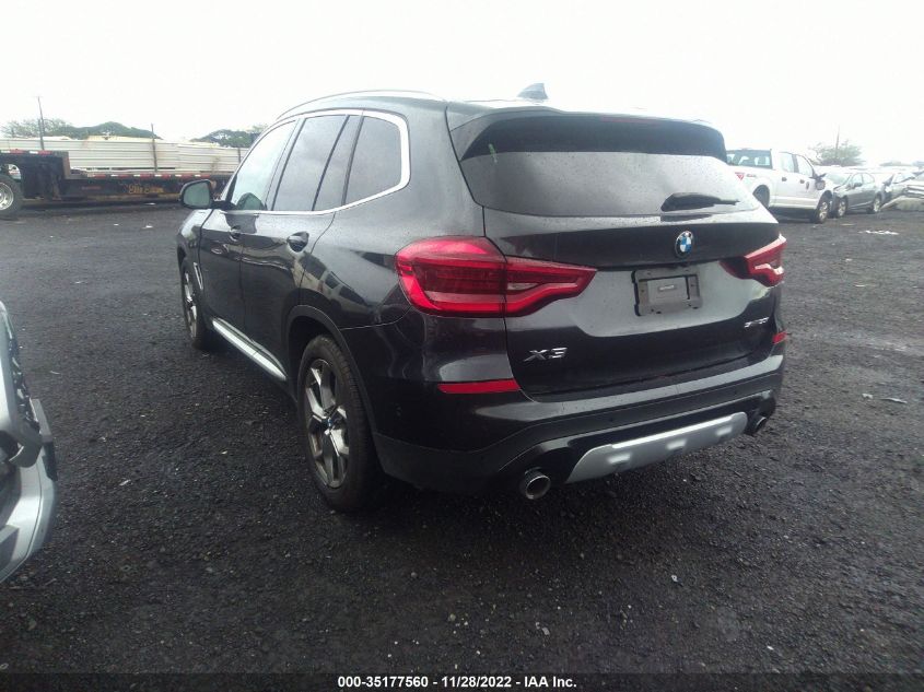 2021 BMW X3 SDRIVE30I VIN: 5UXTY3C04M9G46843