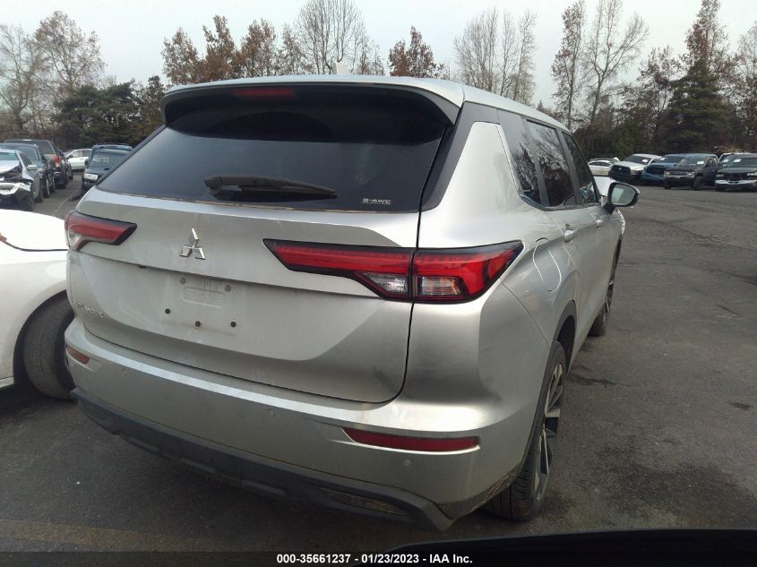 2022 MITSUBISHI OUTLANDER ES VIN: JA4J4TA82NZ015904