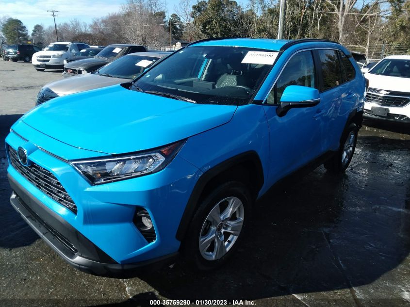 2021 TOYOTA RAV4 XLE VIN: 2T3W1RFVXMW147913